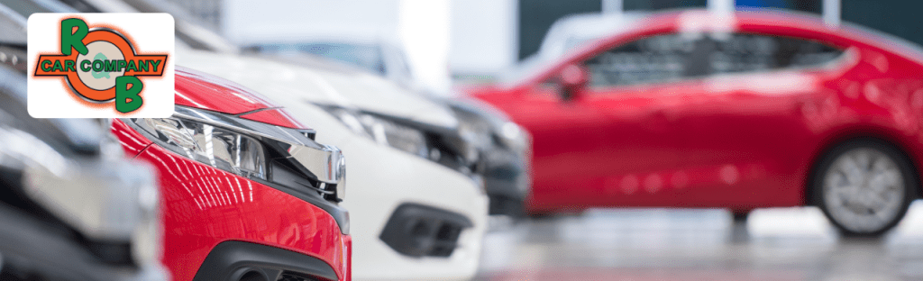 Shoppers browsing affordable used cars at R&B Car Company South Bend car lot