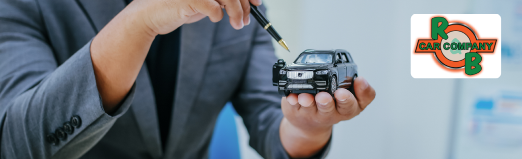 A satisfied customer finalizing their affordable car financing plan at R&B Car Company South Bend.