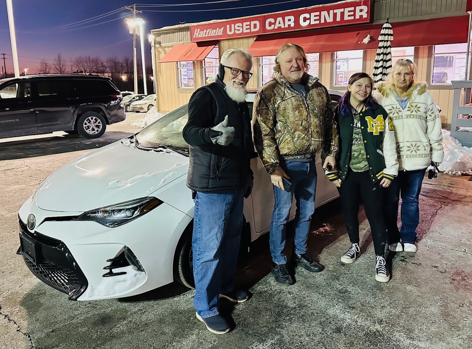 Gary Baylee Jan w Ron Corolla