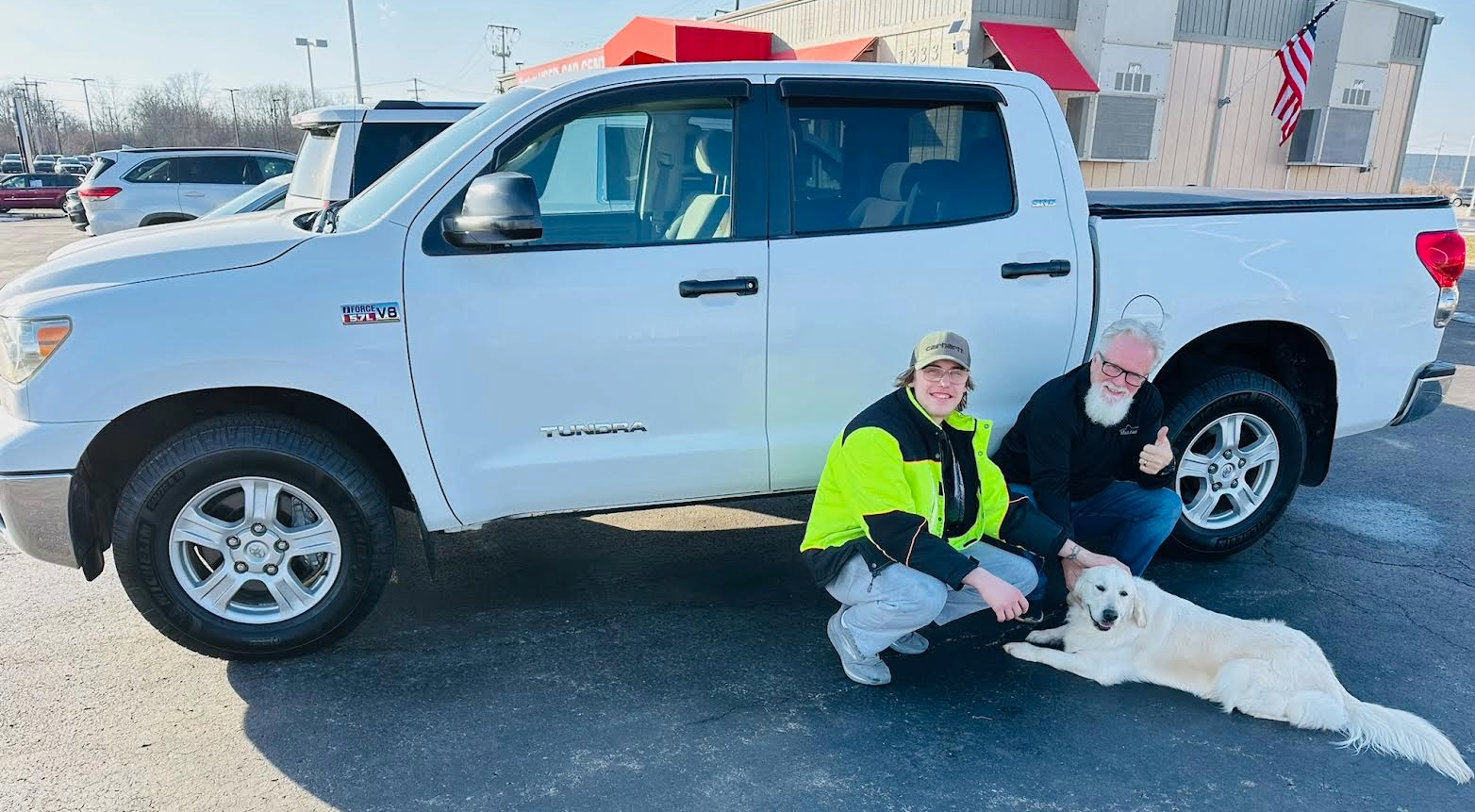 Ron n Elijah Toyota Tundra w Dolly